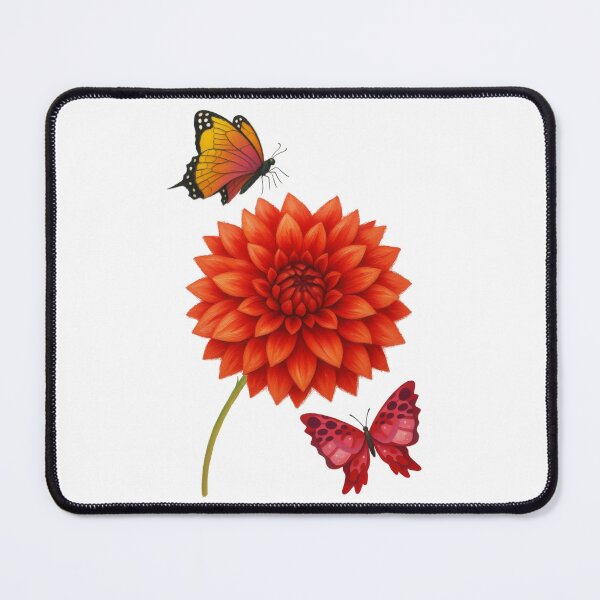 Artikelvorschau, Flower and butterflies entworfen und verkauft von re2m.