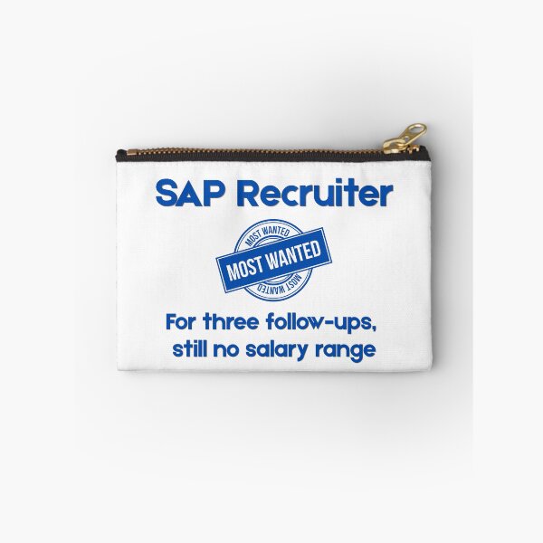 Item preview, SAP Recruiter Most Wanted - Funny SAP Gift designed and sold by HypercareClub.