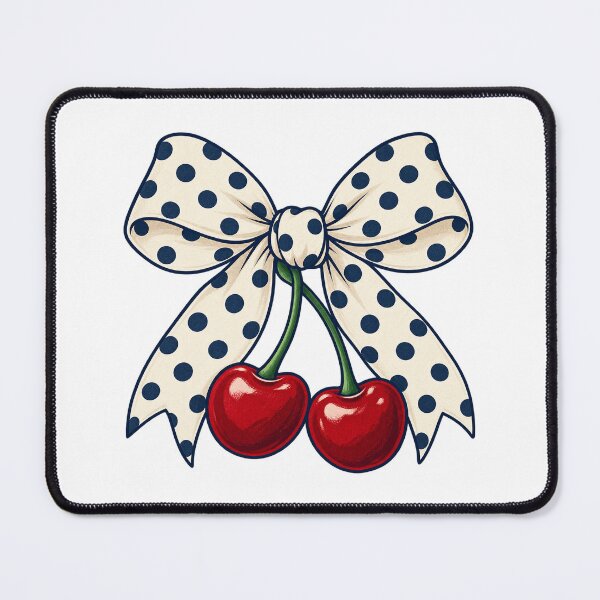 Item preview, Cherry Polka Dot Bow — Retro Whimsy designed and sold by SAS-Designer.