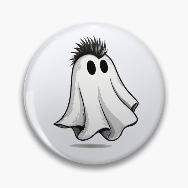 Item preview, Monochrome Mohawk Ghost Character designed and sold by peteys71.