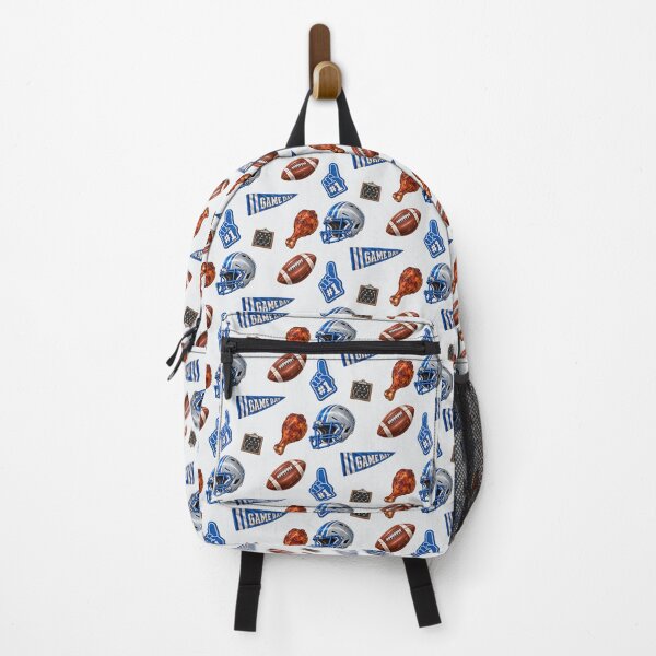 Item preview, Detroit Football Pattern – Blue & Silver Game Day designed and sold by SnugbugStudios.
