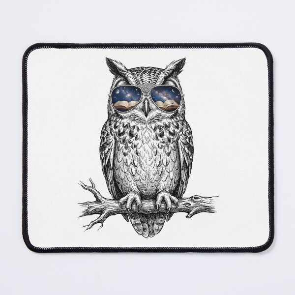 Item preview, Owl Cosmic Book Shades Reflection designed and sold by Bad-Decisions-Designs.