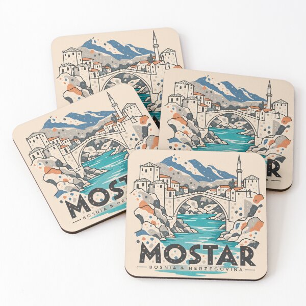Item preview, Mostar - Bosnia & Herzegovina designed and sold by StudioRedKoala.