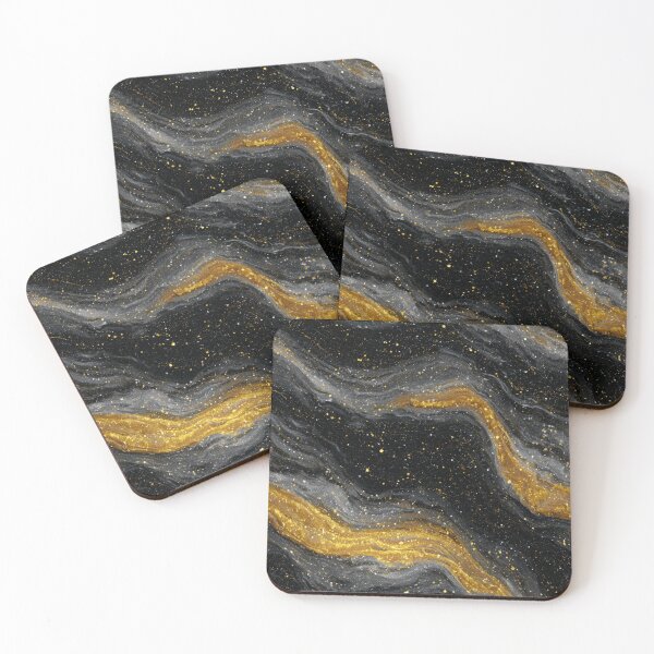 Item preview, Black and Gold Majestic Marble designed and sold by CollegeTown.