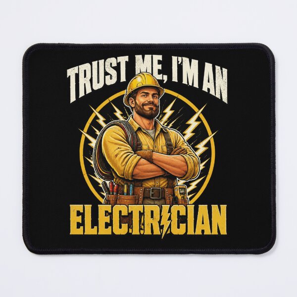 Item preview, Trust Me, I'm an Electrician – Funny Electrician Vintage Work Shirt designed and sold by nivadaofficiel2.