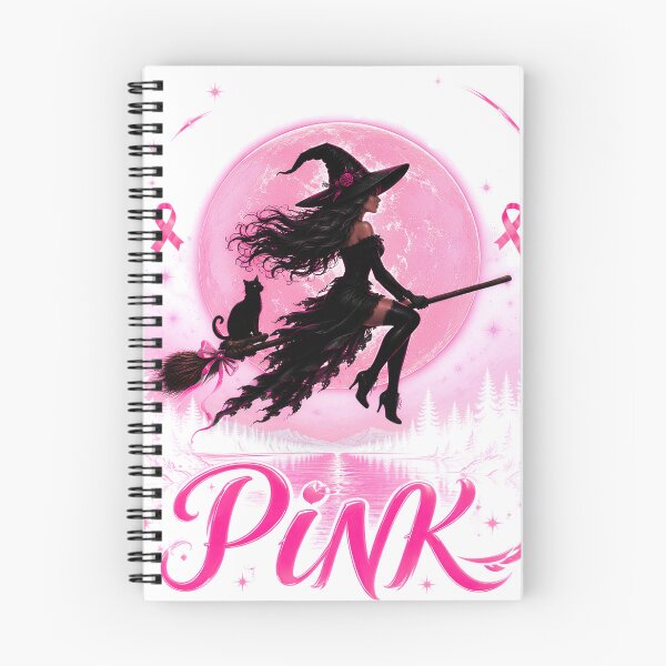 Item preview, In October We Wear Pink Ribbon Witch Halloween Awareness designed and sold by DYAFLK.