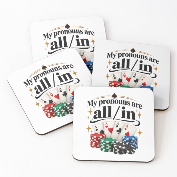 Item preview, My Pronouns Are All In Funny Poker Casino Gambling Ace Cards Chip Lover designed and sold by LandFinStudio.
