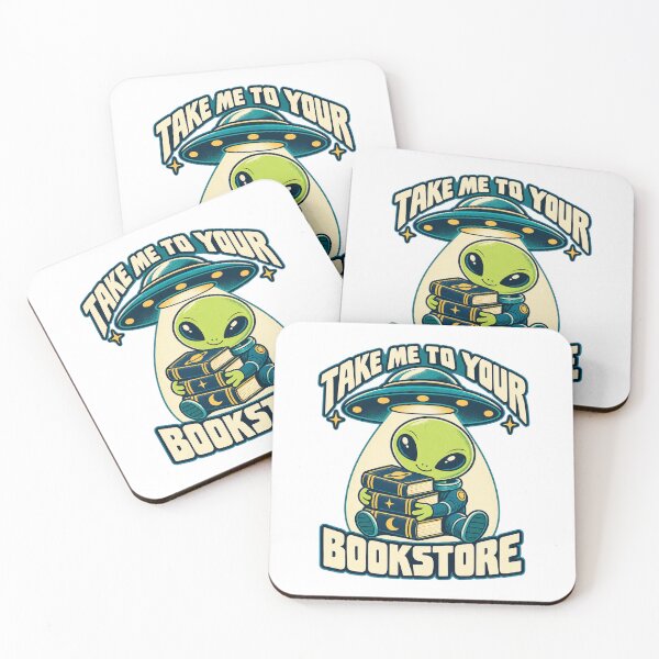Item preview, Bookstore Alien — Take Me to Your Bookstore designed and sold by SAS-Designer.