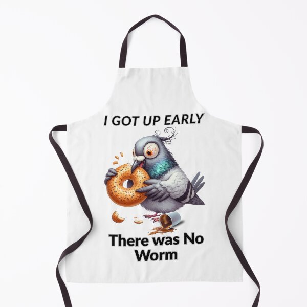 Item preview, I Got Up Early There Was No Worm – Pigeon Coffee Breakfast designed and sold by Szpaku desart .