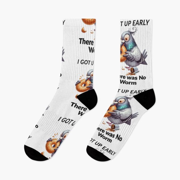 Item preview, I Got Up Early There Was No Worm – Pigeon Coffee Breakfast designed and sold by Szpaku desart .
