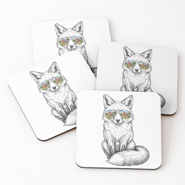 Item preview, Fox Chicken Farm Shades Reflection designed and sold by Bad-Decisions-Designs.