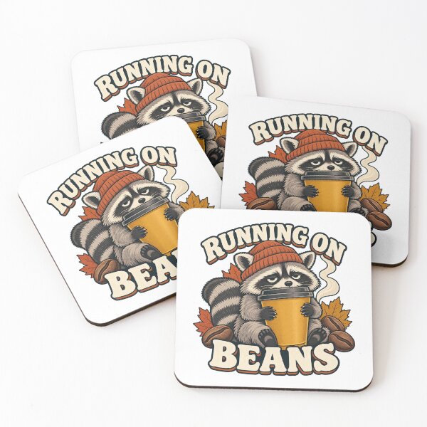 Item preview, Coffee Raccoon — Running on Beans designed and sold by SAS-Designer.