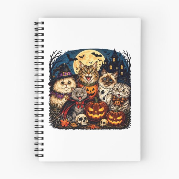Item preview, Spooky Halloween cats  designed and sold by JonysCreativeDesigns.