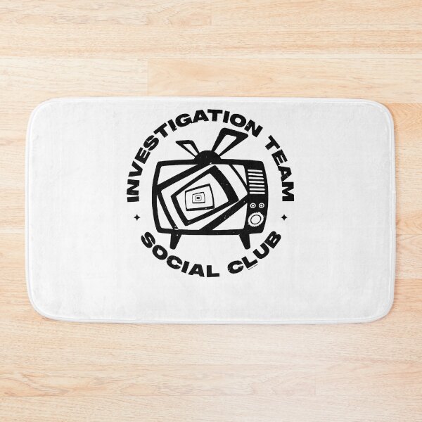 Item preview, Investigation Team Social Club Retro TV Static Outline Mystery Fan Apparel designed and sold by slmfams.