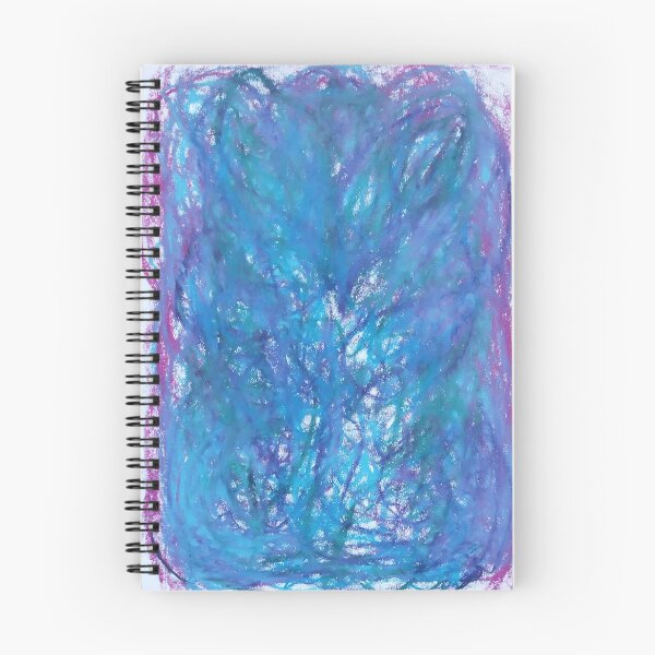 Item preview, "Valuable" - abstract essence of nature in shades of purple and blue. designed and sold by Atelier Past Future Arts in Print.