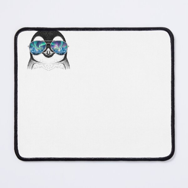 Item preview, Penguin Northern Lights Iceberg Shades Reflection designed and sold by Bad-Decisions-Designs.