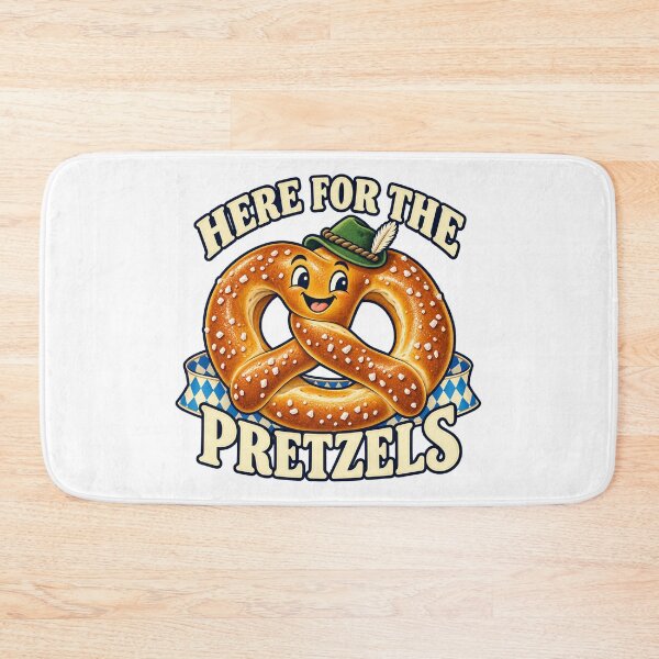 Item preview, Here for the Pretzels — Bavarian Food Humor designed and sold by SAS-Designer.