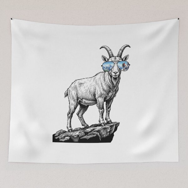 Item preview, Goat Mountain Climber Shades Reflection designed and sold by Bad-Decisions-Designs.