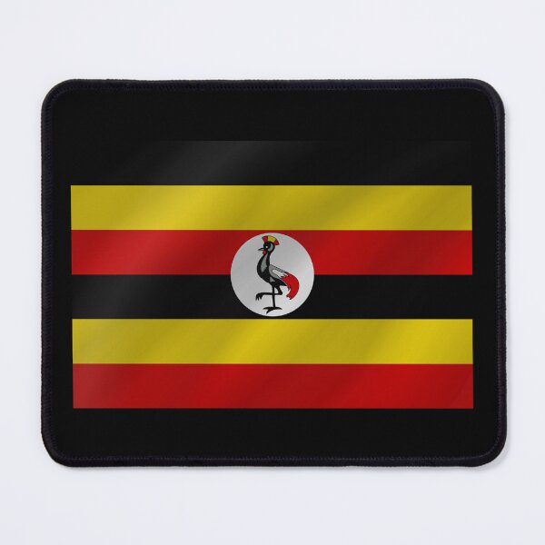 Item preview, Ugandan Flag Wave Uganda Pride Design designed and sold by yazdogs.