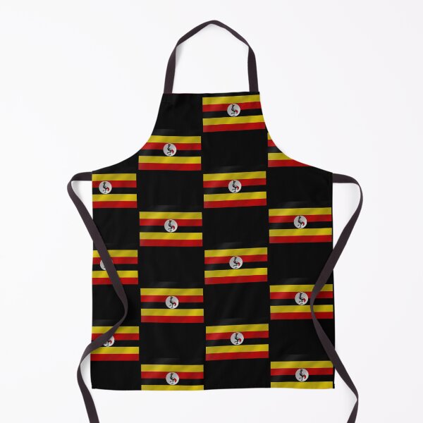 Item preview, Ugandan Flag Wave Uganda Pride Design designed and sold by YAZ.
