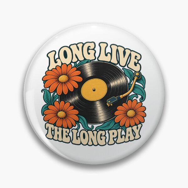 Item preview, Long Live the Long Play — Vinyl Flowers designed and sold by SAS-Designer.