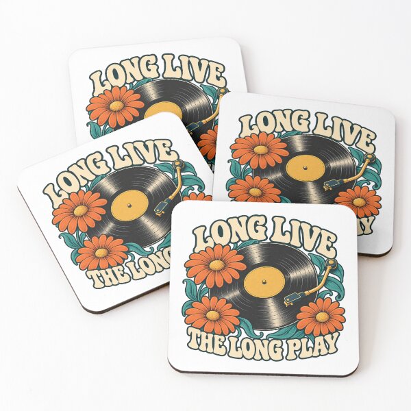 Item preview, Long Live the Long Play — Vinyl Flowers designed and sold by SAS-Designer.