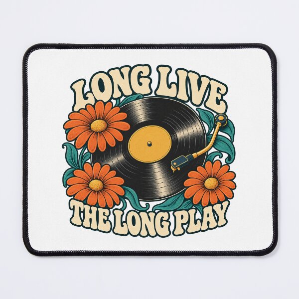 Item preview, Long Live the Long Play — Vinyl Flowers designed and sold by SAS-Designer.