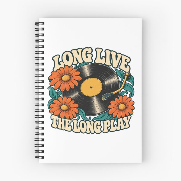 Item preview, Long Live the Long Play — Vinyl Flowers designed and sold by SAS-Designer.