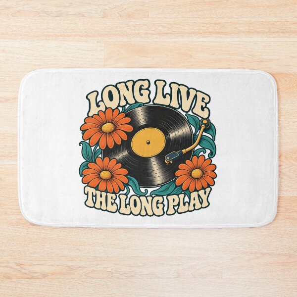 Item preview, Long Live the Long Play — Vinyl Flowers designed and sold by SAS-Designer.