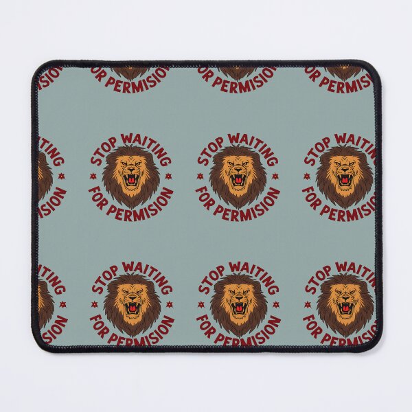Item preview, Stop Waiting For Permission, Graphic Illustrated design designed and sold by Kamzzi.
