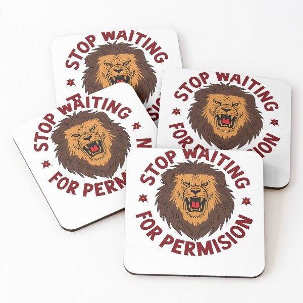 Item preview, Stop Waiting For Permission, Graphic  Illustrated design designed and sold by Kamzzi.