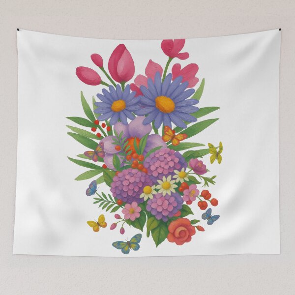 Item preview, Beautiful flowers and butterflies designed and sold by re2m.