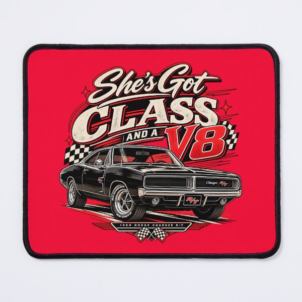 Item preview, She’s Got Class—and a V8 | 1969 Dodge Charger R/T T-Shirt designed and sold by TZehrfeldPhotos.