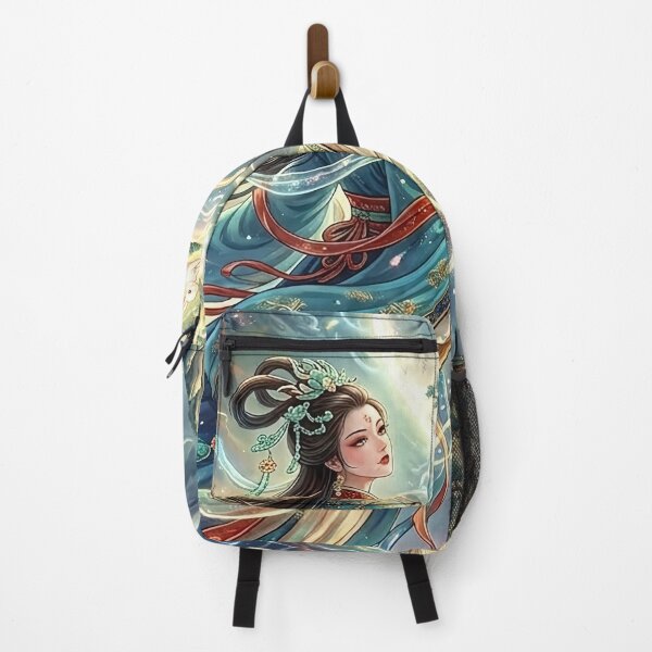 Item preview, Chang'e Flying to the Moon - Chinese Mythology Art designed and sold by Lucid Dream Pixel.