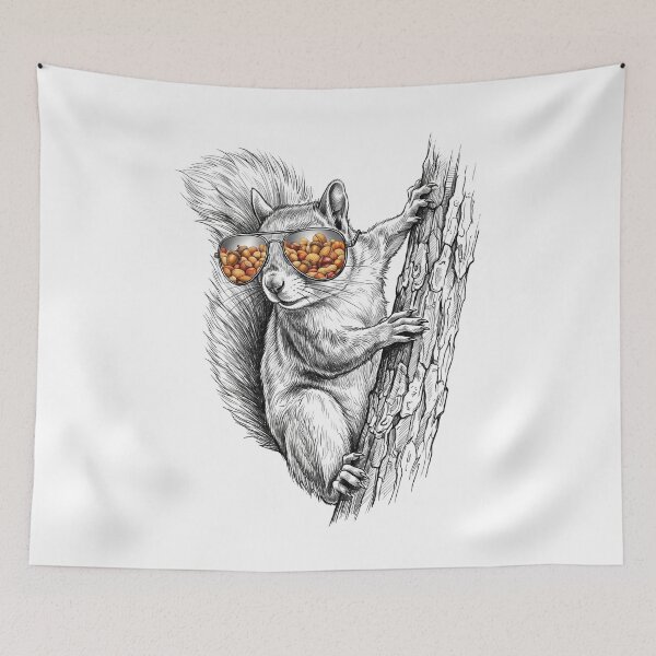 Item preview, Squirrel Acorn Sunglasses Reflection designed and sold by Bad-Decisions-Designs.