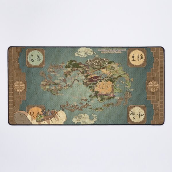 Item preview, Avatar Detailed Map (including where each episode took place) designed and sold by SHARPEI.