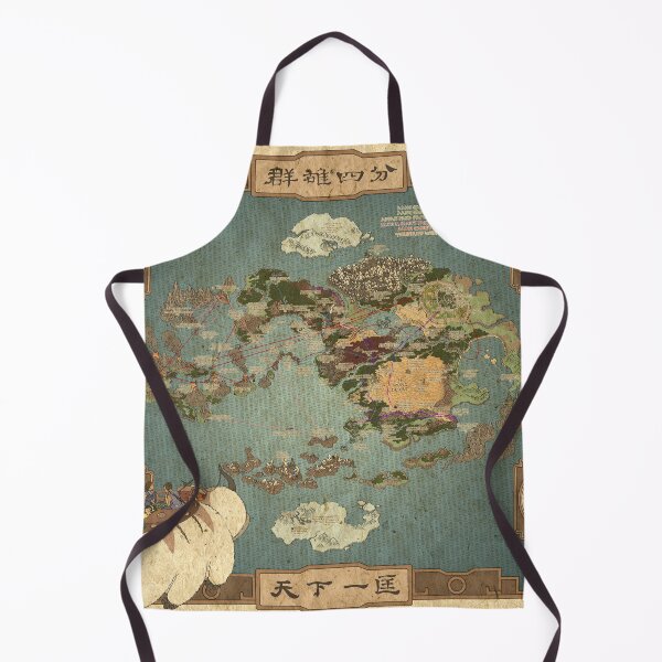 Item preview, Avatar Detailed Map (including where each episode took place) designed and sold by SHARPEI.