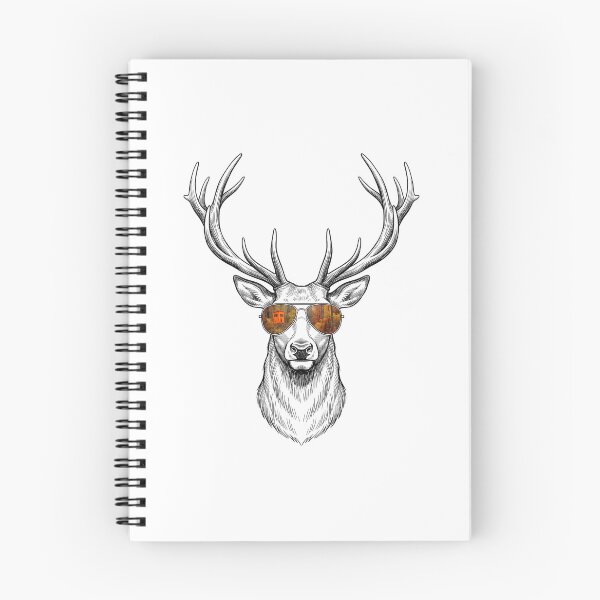 Item preview, Deer Winter Forest Shades Reflection designed and sold by Bad-Decisions-Designs.