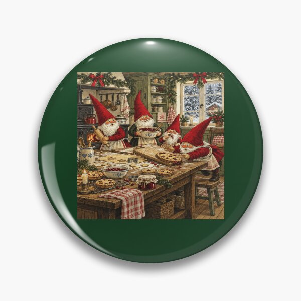 Item preview, Nordic Tomte Pie Bakers for Christmas Gnome Fans designed and sold by POD DYNASTY | Original Print On Demand T-Shirt Graphics.