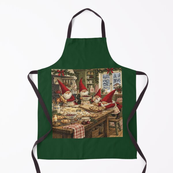 Artikelvorschau, Nordische Tomte-Kuchenbäcker für Weihnachtswichtel-Fans entworfen und verkauft von POD DYNASTY | Original Print On Demand T-Shirt Graphics.