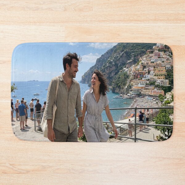 Item preview, A Happy Couple's Positano Vacation Moment designed and sold by Solomon-Ent-144.
