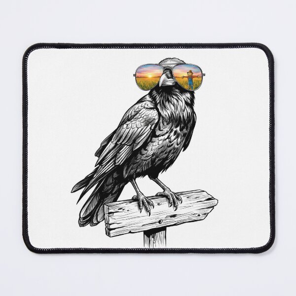 Item preview, Crow Spooky Cemetery Sunglasses Reflection designed and sold by Bad-Decisions-Designs.
