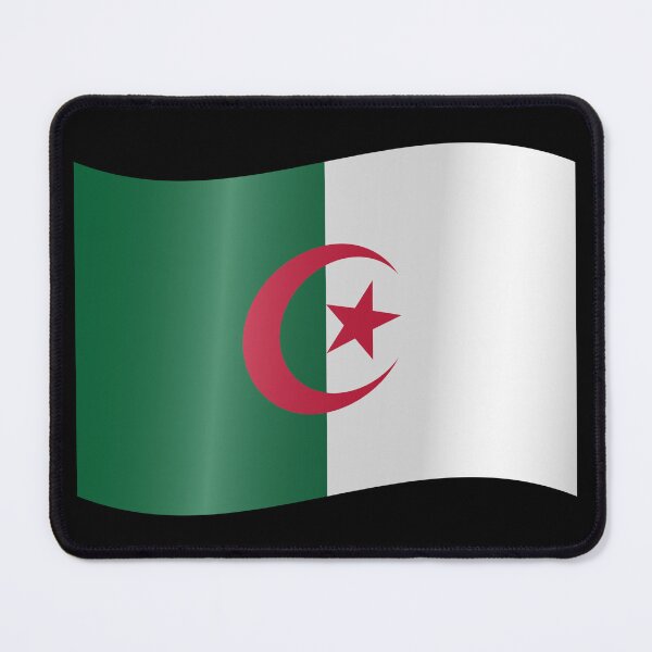 Item preview, Algerian Waving Flag Algeria Pride Design designed and sold by yazdogs.