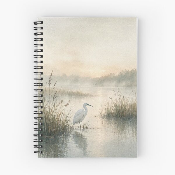 Item preview, Vintage Heron in Marsh Wall Art designed and sold by ShieldRockPrints.