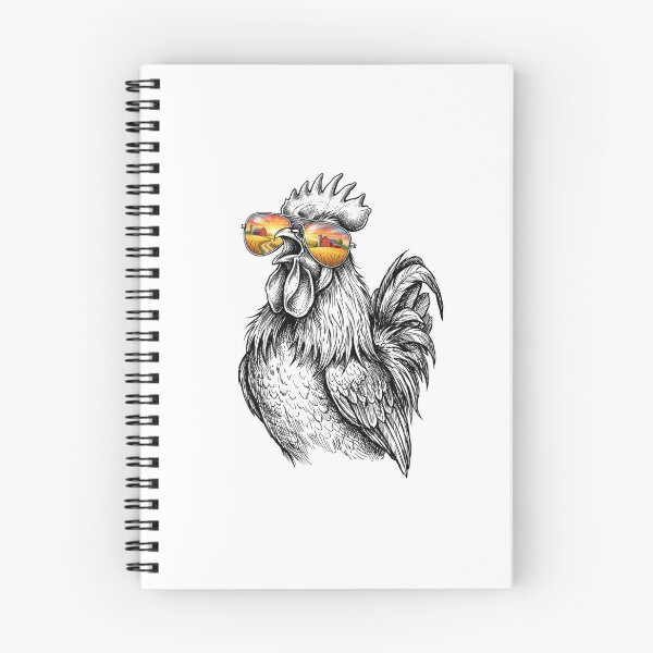Item preview, Rooster Sunrise Barn Shades Reflection designed and sold by Bad-Decisions-Designs.