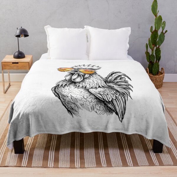 Item preview, Rooster Sunrise Barn Shades Reflection designed and sold by Bad-Decisions-Designs.