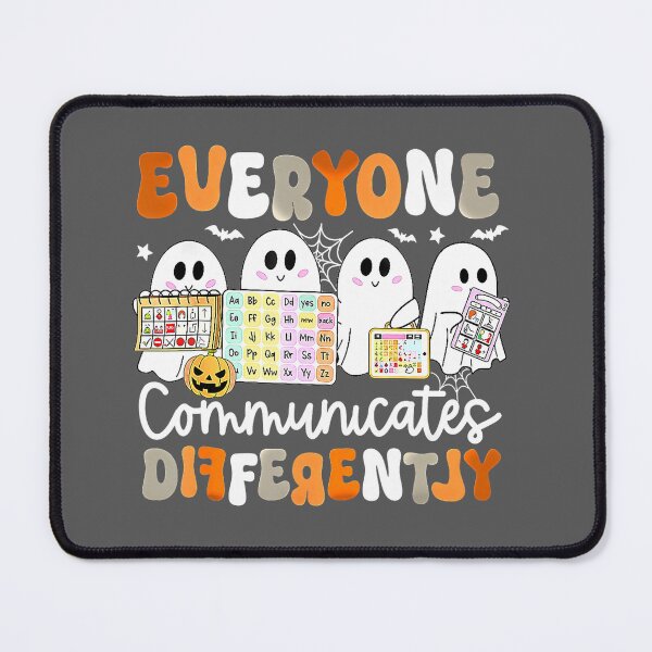 Item preview, Autism Ghost Halloween T-Shirt | Everyone Communicates Differently designed and sold by tshirtsmk.
