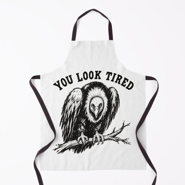 Item preview, You Look Tired Vulture Bird On Branch Dark Humor Tired Mood Fan Apparel designed and sold by slmfams.