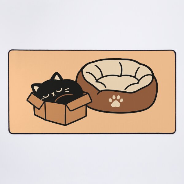 Item preview, Sleepy Cat in a Box designed and sold by MewMade.