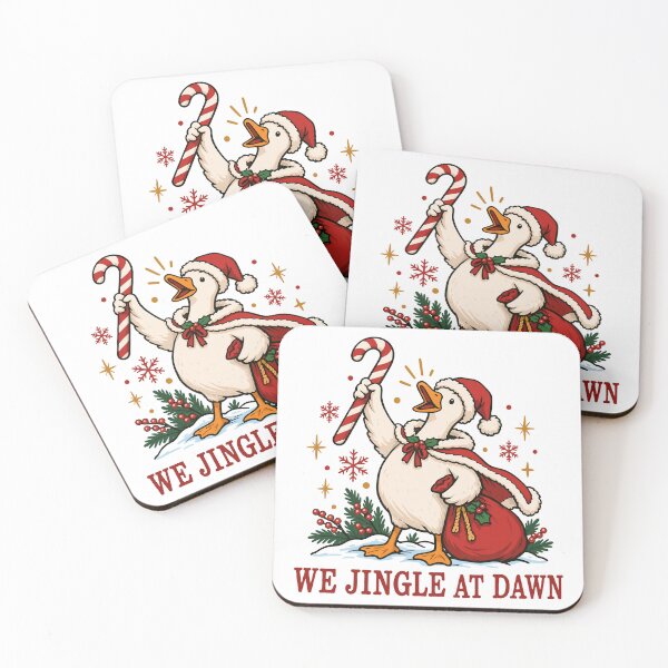 Item preview, We Jingle At Dawn Funny Goose Christmas designed and sold by roni-harbor.